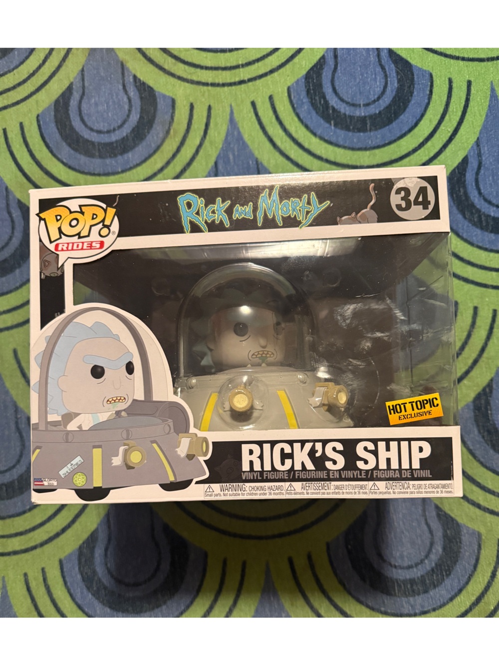 Funko Rick's Ship Pop! Rides Figure - Hot Topic Exclusive
